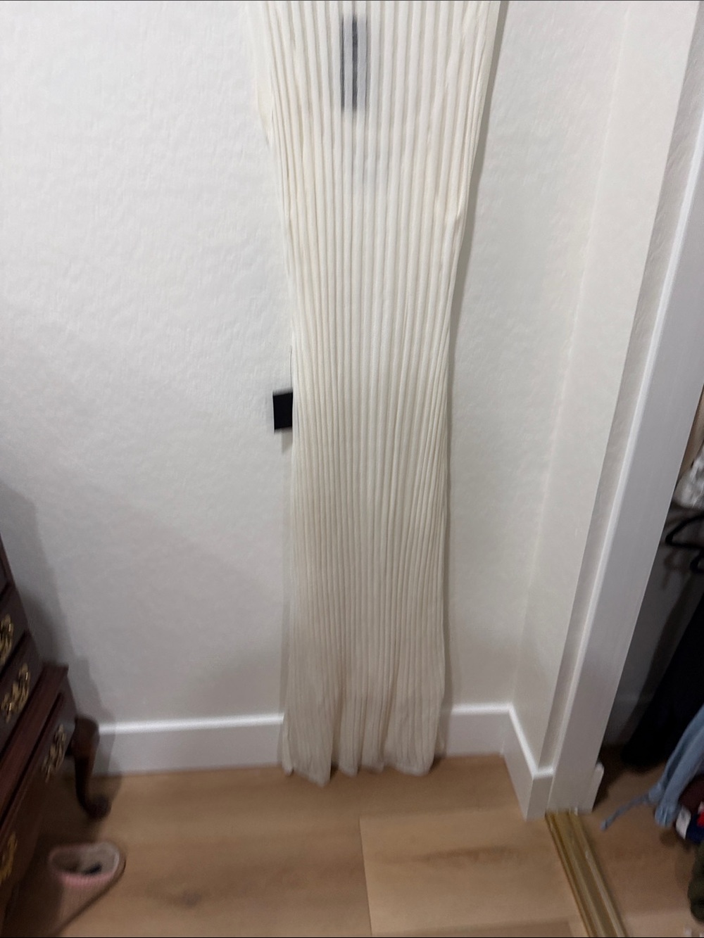 Lulu's White Sleeveless Ribbed Knit Midi Dress - Picture 6 of 8